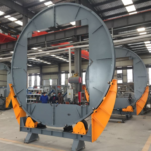 5Ton Tank ISO Container Turnover Rotation Machine Rotation Revolving Frame