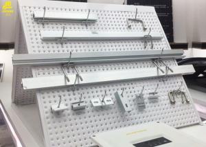 Convex Hole Hardware Store Display Racks , Hardware Store Racks With Pegboard Hooks