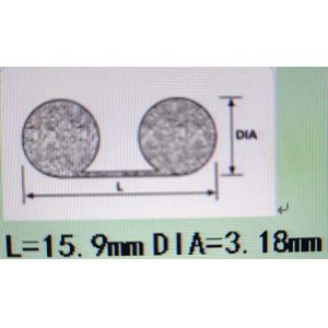 Knitted Wire Mesh RF Shielding Gasket 25*3.15 For Rf Shielding Room