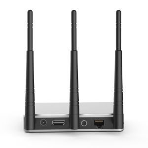 Silver Wireless Hdmi Transmitter Receiver Kit Aluminum Full HD