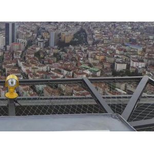 Aisi 304 316 Wire Rope Mesh Architectural Flexible