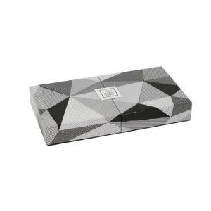 Texture Clamshell Folding Packaging Boxes For Hanging Neck Headphones