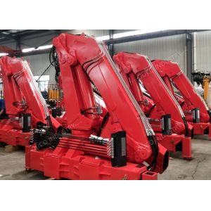 Folding Telescopic Boom Ship Crane 1T10M Hydraulic System Lightweight