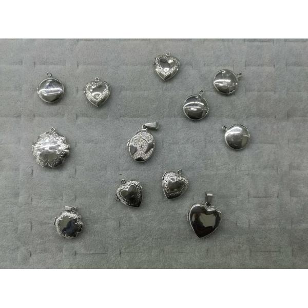 Unique Fashion 316L Stainless Steel Vintage Looking Casting Filigree and Enameling Floating Lockets,OEM Welcomed