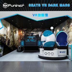Metal Video Game Simulator , Multiplayer 6 Seats Theme Park Ride Simulator