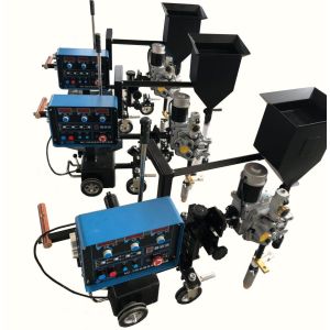 CE Certified Automatic Tank Butt/Corner Seam Welder Flux Recovery Machine for