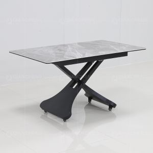 120x80x75cm Modern Rectangular Dining Tables Extending With 4 Chairs