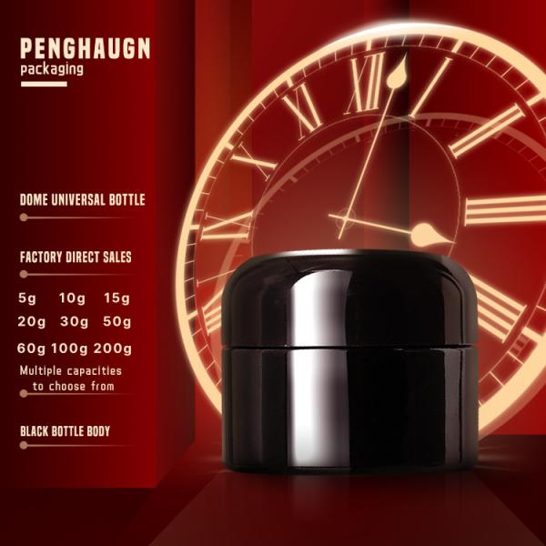 Glass Cream Jar Packaging 20g 30g Cosmetic Glass Cream Jars For Moisturizer