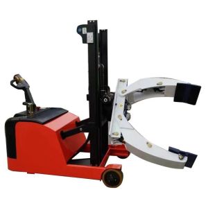 Full Electric Paper Roller Lift stacker with Rotating Clamp Attachment