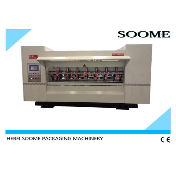 Automatic Thin Blade Slitter Scorer Machine Computer Control Online Servo NC