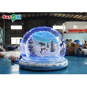 Giant Inflatable Snow Ball Party Bubble Dome Blow Up Christmas Snow Globe For