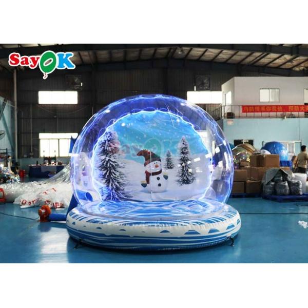 Giant Inflatable Snow Ball Party Bubble Dome Blow Up Christmas Snow Globe For