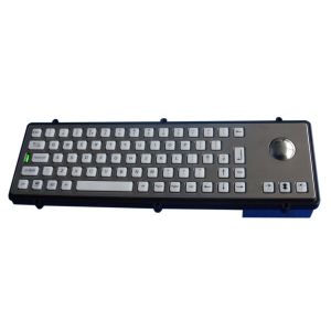 Blank transparent keys panel mount keyboard with mechnical optical laser