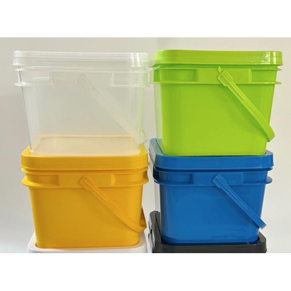Beverage Packaging 10L Square Bucket with Lids and Handle