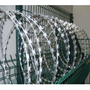 Factory Galvanized Coil Diameter 600mm BTO22 BTO30 Razor Babed Wire