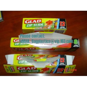 China slider zipper bags d2w Degradable FoZip sandwich Bags, Microwave Bags, Slider Bags, School Lunch Pouch, Slider grip bags on sale