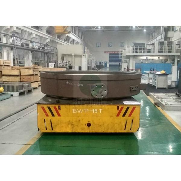 Quality 30t Warehouse Mold Handling Transfer Steel Floor Steerable Bogie for sale
