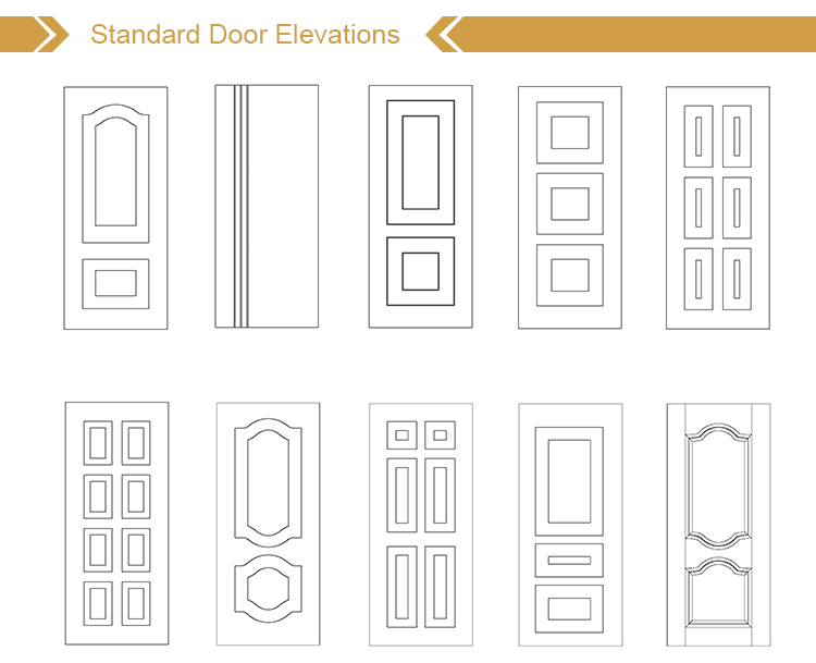 Custom Solid Wood Modern Interior Door Waterproof Adjustable Versatile Use