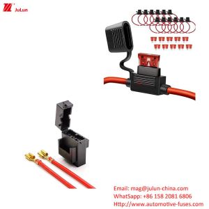 Maximum Voltage 72VDC Car Fuse Holder Waterproof High Temperature Resistant