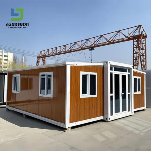 Quality Expandable Container House 38m² Steel Structure Mobile Office Camp for sale