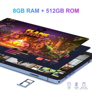 C idea Android Tablet WIFI 5G Tablet 10.1 Inch Dual Camera 8GB RAM 512GB with