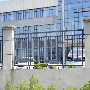 Black Balustrades Handrails Customized Home Garden Fencing