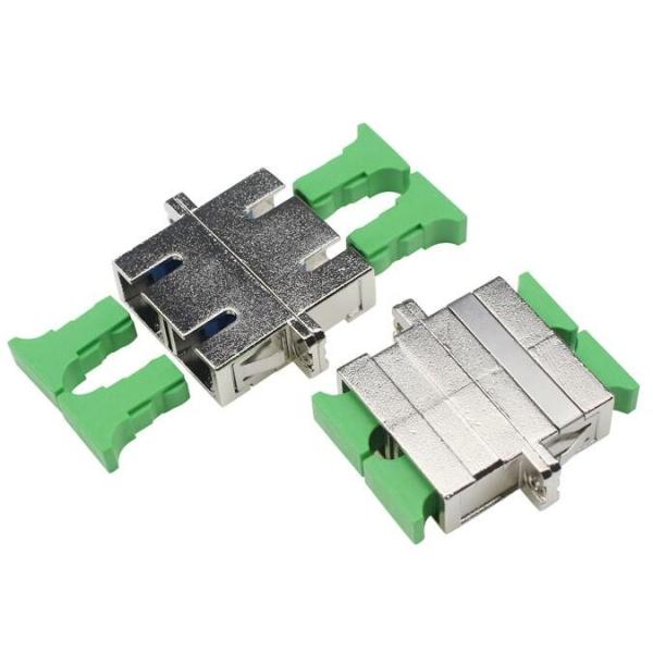 CE SC Fiber Coupler , FTTH Duplex Fiber Optic Adapter Panel Mount