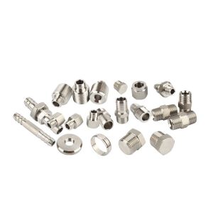 China Custom OEM CNC Metal Parts Zinc plating / Chrome plating DIN Standard on sale