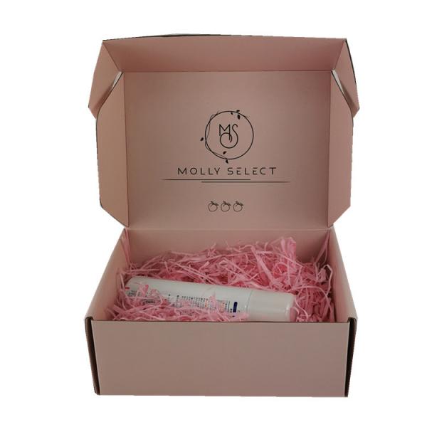 Custom Pink Skin Care Beauty Corrugated Cardboard Shipping Box The Perfect Packaging For Your Business