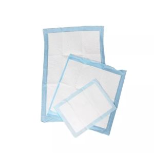 China Customizable OEM Incontinence Bed Pad Medical Blue Underpad on sale