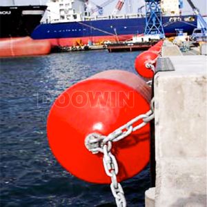 EVA Foam Filled Fenders Bumper Buoy Marine Dock Edge Fenders White Cone Type