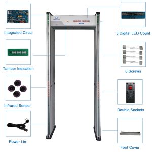 Archway 6 Zones 8KHZ IP65 Walk Through Metal Detector