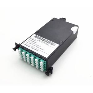 China Pre Terminated MPO/MTP Modules 24 Ports OM3 Quad LC MPO/MTP HD LGX Cassettes on sale China Pre Terminated MPO/MTP Modules 24 Ports OM3 Quad LC MPO/MTP HD LGX Cassettes on sale