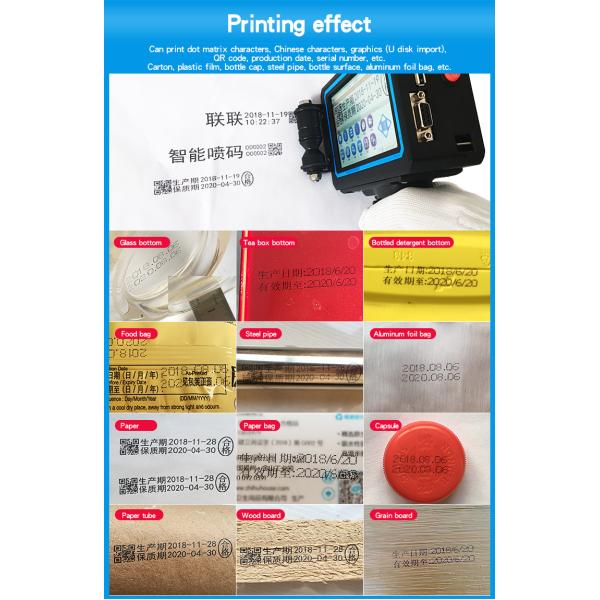 T980 Handheld Inkjet Printer Expiry Date Printer 4-12.7mm Automatic Grade Automatic