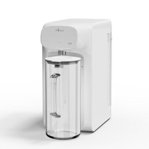 White Reverse Osmosis Countertop Ro Water Purifier With Removable Kettle