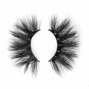 Recyclable 3D 25mm Cruelty Free Magnetic Eyelashes With Regular Packaging