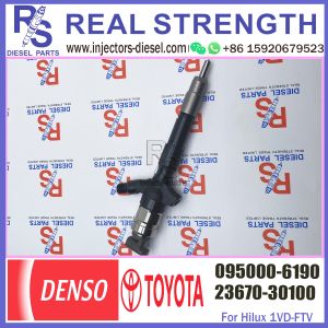 Common Rail Fuel Injector 23670-09060 23670-0L010 095000-6190 for Diesel Engine