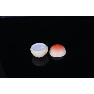 hand lip crystal pump empty square white Screen Printing Airless 30ml Cosmetic