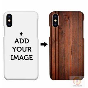 Customized Wood Printed Cell Phone Covers For IPhone X , 3D Sublimation Blank