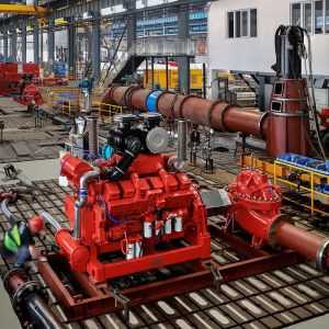 China Firefighting Use With UL Approval Diesel Engine Drive Fire Pump With Split case Fire Pump On 500GPM @ 115PSI on sale