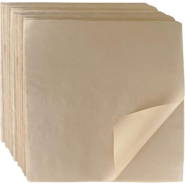 Deli Paper Sheets 12" X 12" 100PK, Eco Friendly Grease Proof Sandwich Wrapping