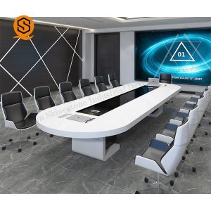 Rectangular Executive Conference Room Tables Solid Surface Free Design
