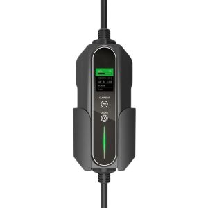 Type 2 To Commando Plug Portable EV Charger 8A To 16A Variable 3.6kW 5 Metre