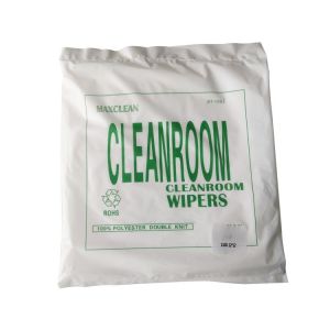 6"X6" 140GSM Polyester Double Knit Cleanroom Wiper