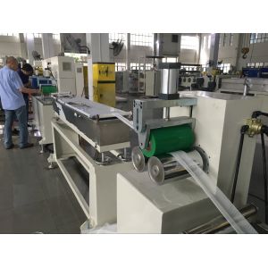 PE Soft Plastic Net Making Machine For Garlic / Fruit Package Siemens Motor