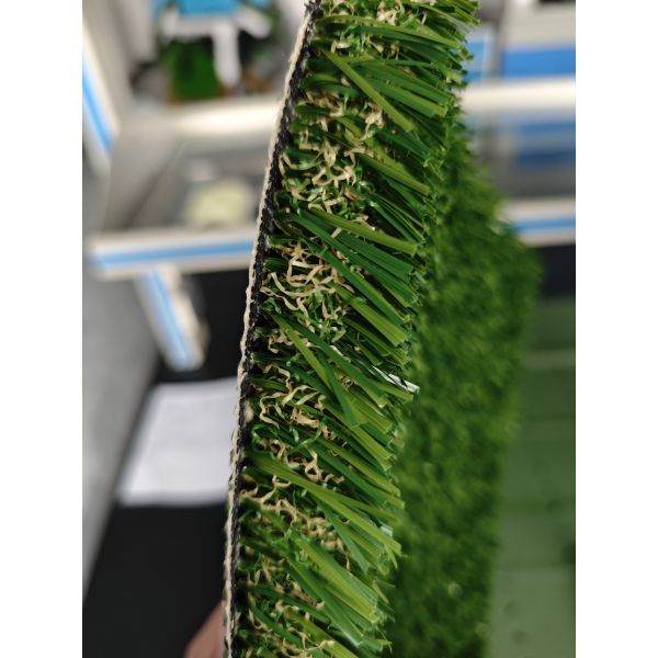 Non-Infill Green Artificial Grass Transparent Latex 30mm PE&PP material Little Sand Needed Drainage holes