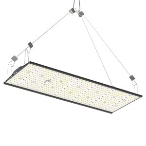 Aluminum Black LED Grow Light With 576 White LEDs And 46 Deep Red LEDs