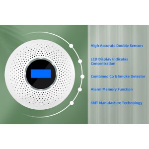 Portable Fire Co Alarm Battery Operated Smoke And Carbon Monoxide Detector For