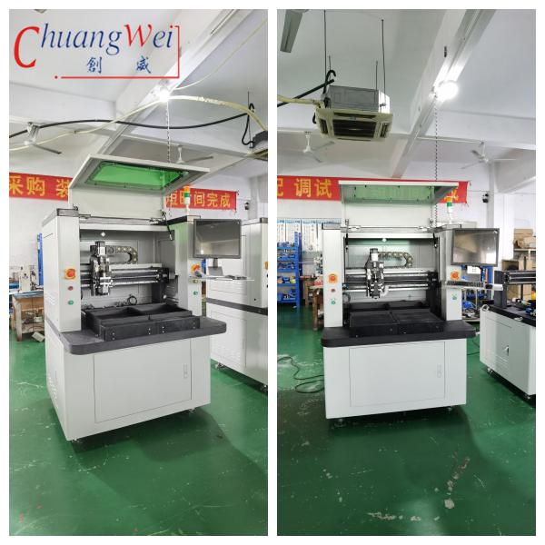 Quality 0.8/1.2/1.5/1.8/2.0mm Routing Bit PCB Router Machine With High Resolution CCD Video Camera for sale