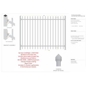 Wholesale Garrison Security Tubular Fence from china suppliers